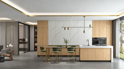 Kitchen Cabinets Genesis Sliced Oak