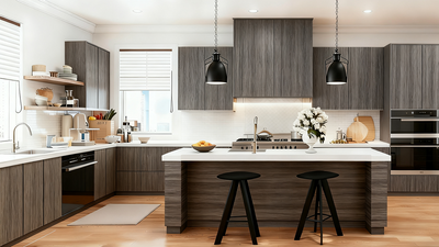 Kitchen Cabinets Arcadia Rain Cherry